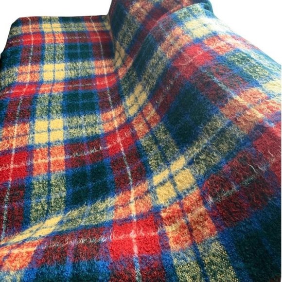 VTG Buchanan Mohair Genuine Clan Tartan 71" x 46" - Picture 3 of 11